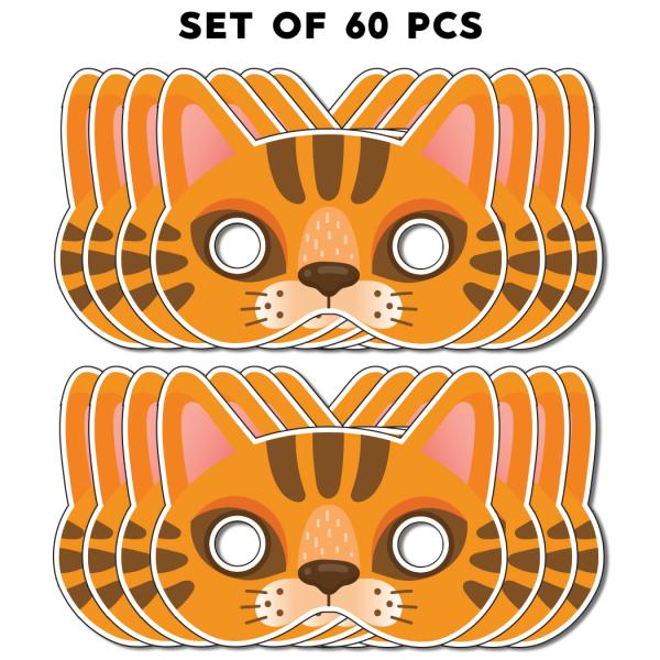 Festiko 60 Pcs Cat Theme Eye Masks, Cat Eye Masks For Kids JioMart