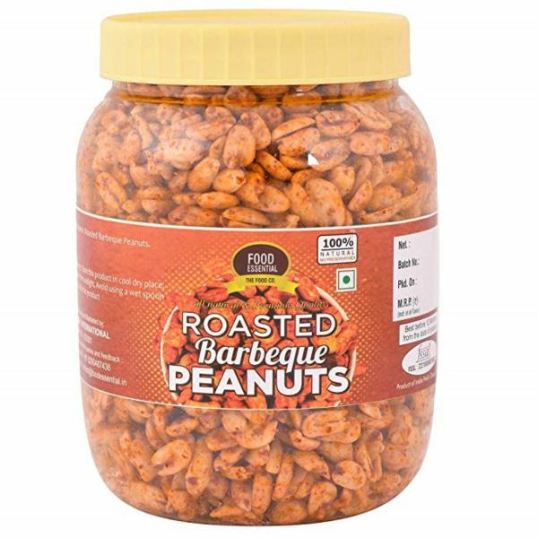Food Essential Roasted Barbeque Peanuts [Spicy, Roasted Flavoured