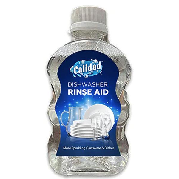 CALIDAD Dishwasher Rinse Aid for More Sparkling Dishes & Glassware, 100