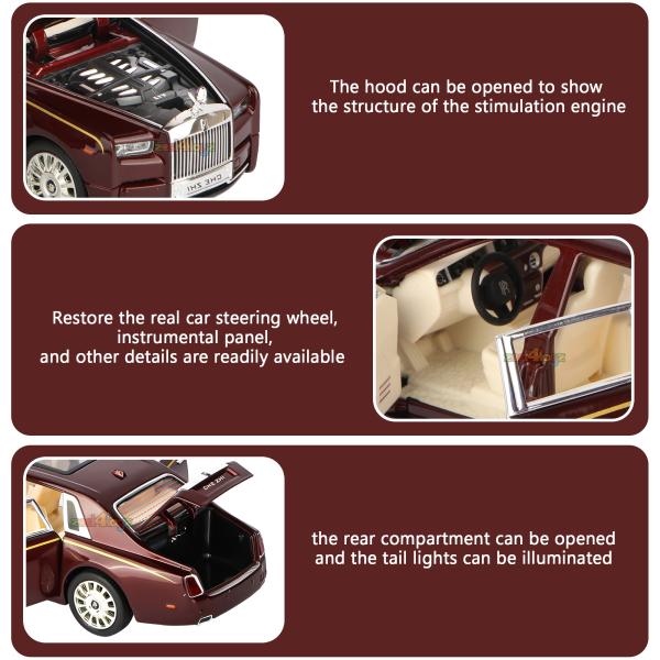 Zest 4 Toyz Diecast Metal Pullback Openable Doors Toy Cars with