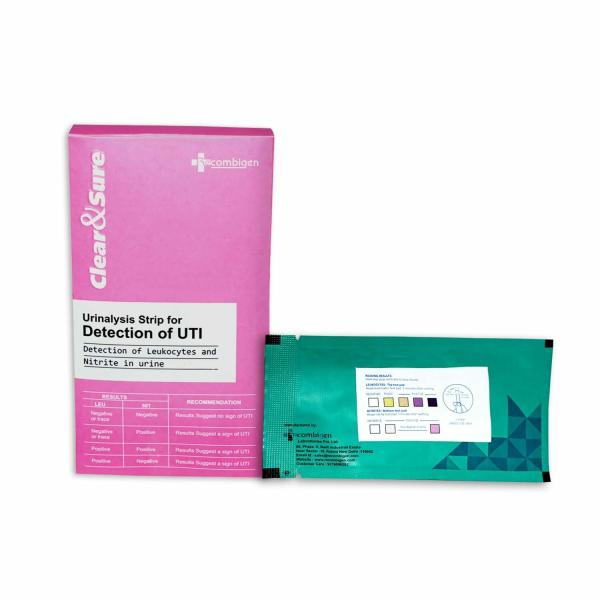 Clear & Sure Urinalysis Strip for Detection of UTI 5 Test Strip for