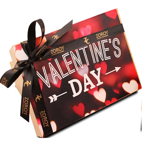 ZOROY Luxury Chocolate Mini Valentines Day chocolate Box with my Heart for you60gms Gift Pack
