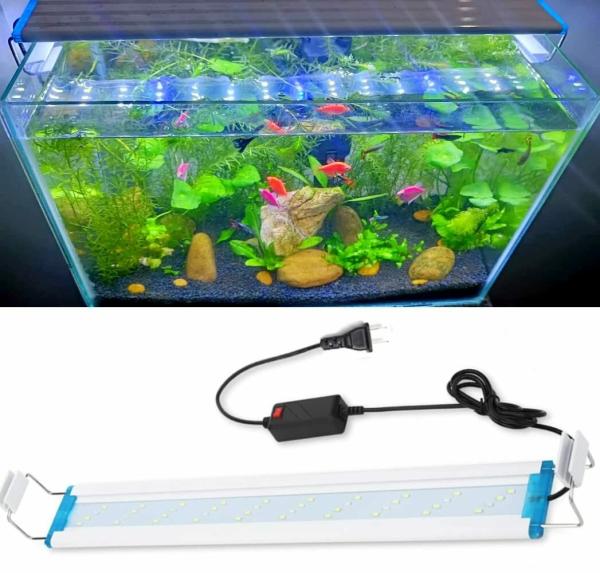 Aquarium LED Light for Planted Fish Tank (Blue White Suits 1.5 2 feet Tank,15w) JioMart