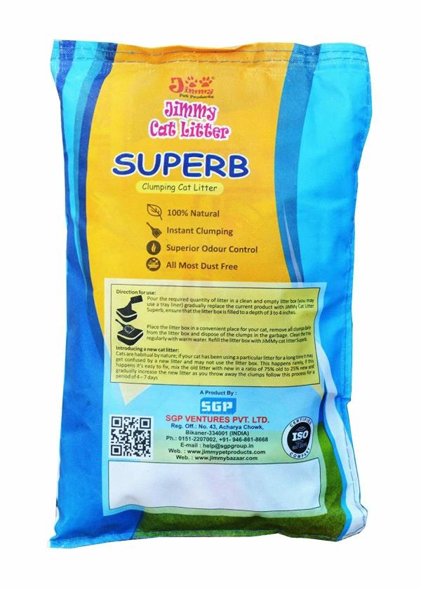JiMMy Pet Products Jimmy Cat Litter Superb Clumping Lily Fragrance 15