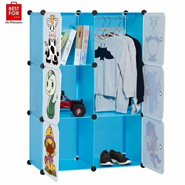 Korbox Portable Multicolor Polypropylene Toy Storage Wardrobe JioMart