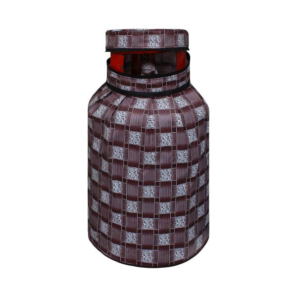 DREAM CARE LPG PVC Gas Cylinder Cover (25 * 12 Inches) Brown JioMart