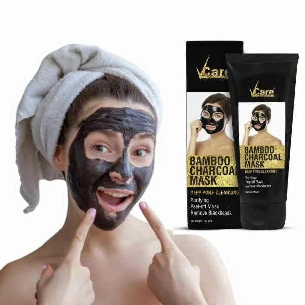 Deep Cleaning Peeling Remove Blackheads Bamboo Charcoal Mask Black Acne
