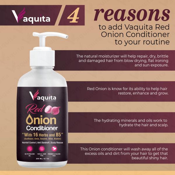 Vaquita 16 Herbs & Vitamin B5 Perfect Blend For Promotes Hair Growth