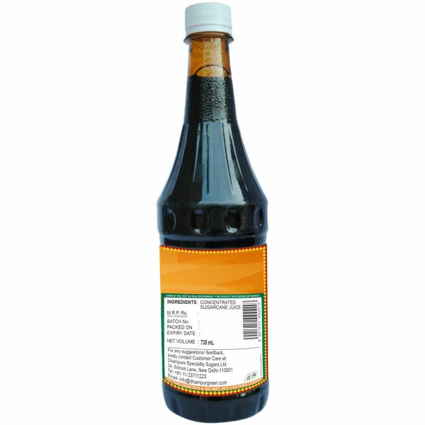Dhampur Green Molasses 1kg X 2, Molasses Liquid Jaggery for Topping