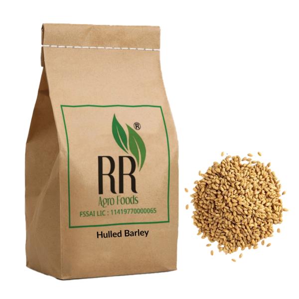 R R AGRO FOODS Naturally Processed Hulled Barley Barley Without Husk
