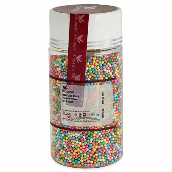 BLOSSOM Edible Rainbow Sprinkle Balls for Cake Decoration and Toppings