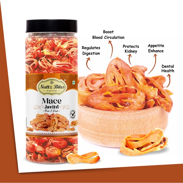 Nuttz Bites Javitri Mace 100gm JioMart