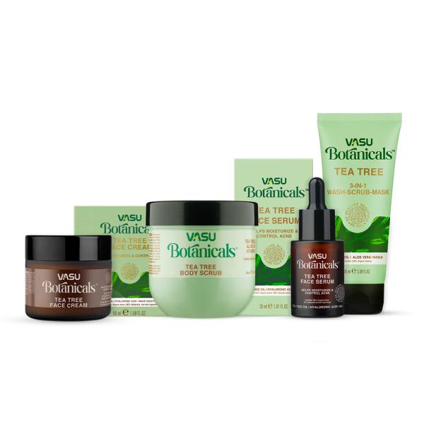 Vasu Botanicals Tea Tree Kit For Acne & Pimple Helps to Control Acne