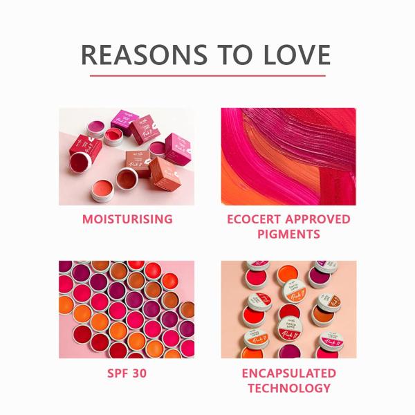 Earth Rhythm Lady Bug Tinted Lip Balm And Cheek Tint With Spf30, 10 G