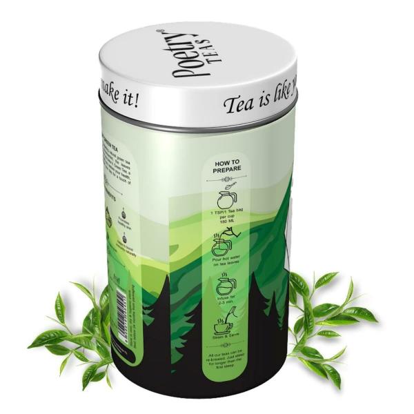 Poetry Teas Long Leaf Green Tea Body Cleanse And Boost Immunity 75 g