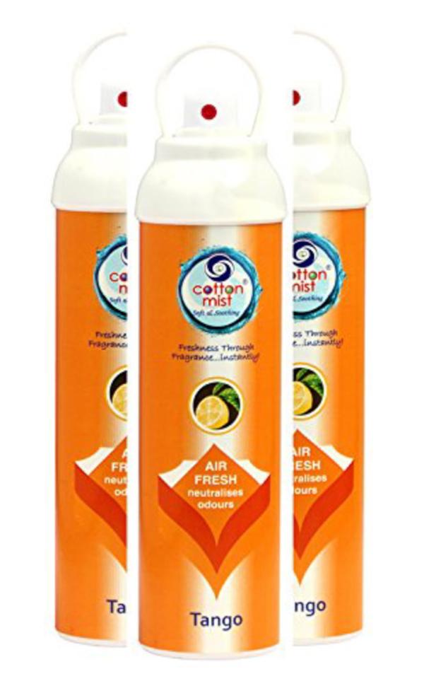 Cotton Mist Tango Manual Hand Spray Room Freshener, 180 Ml (Pack Of 3