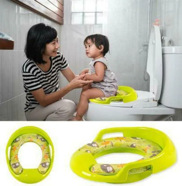 Nabhya Soft Cushion Baby Potty Seat with Handle and Back Support Toilet