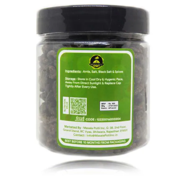 MASALA POTLI Amla Pachak Candy Dried Chatpata Amla, Salty Dry Awala Supari Source of Vitamin