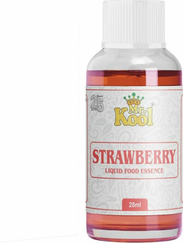 Mr.Kool Food Essence Strawberry 28ml.Food Essence For Baking Cake, Cookies, Sweets. Strawberry