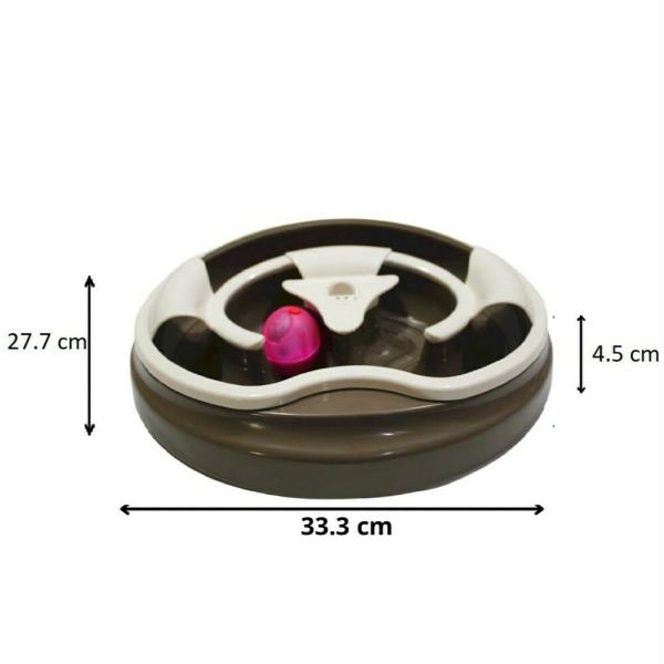 Taiyo Pluss Discovery Catswivel Plate With Electronic Ball For Cats And
