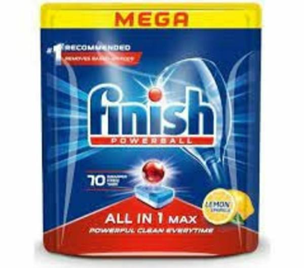 Finish All in 1 Max Dishwasher Tablets 70's Lemon JioMart