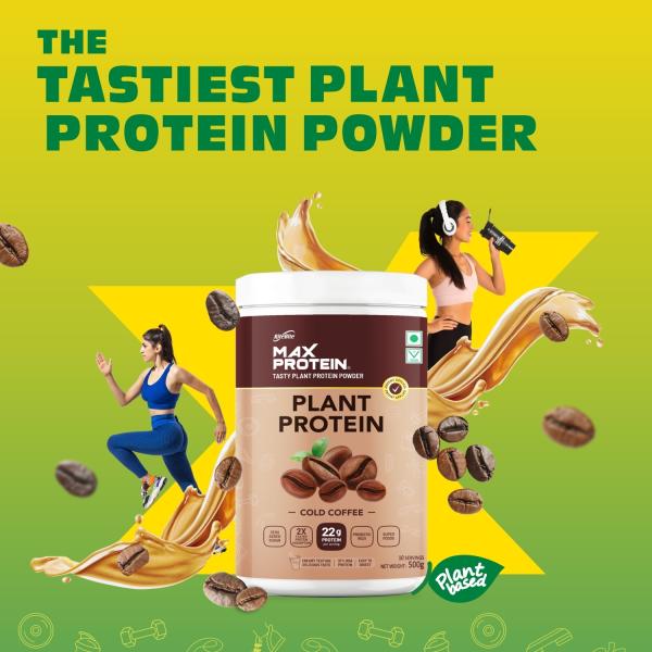 RiteBite Max Protein 100 Naturel Vegan Protein Powder 500g 22gm