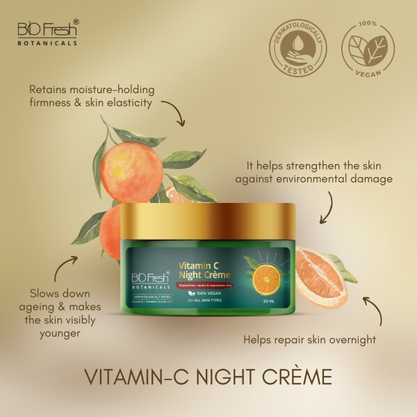 BioFresh Botanicals Vitamin C Face Serum 30ml and Night Cream 50ml