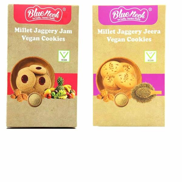 Bluenack Millet Jaggery Jeera Cookies & Millet Jaggery Jam Vegan