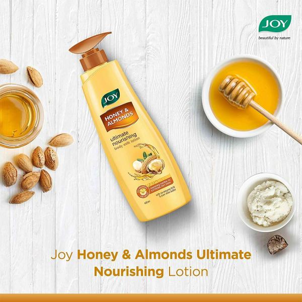 Joy Honey & Almonds Ultimate Nourishing Body Milk Lotion For Extremely Dry Skin With Coenzyme