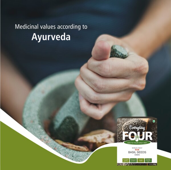 Everyday Four Raw Basil (Sabja) Seeds 150g Tukmaria Seeds JioMart