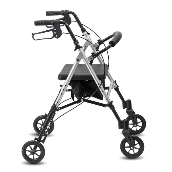 KosmoCare Rollator Walker (Without Footrest Silver) JioMart