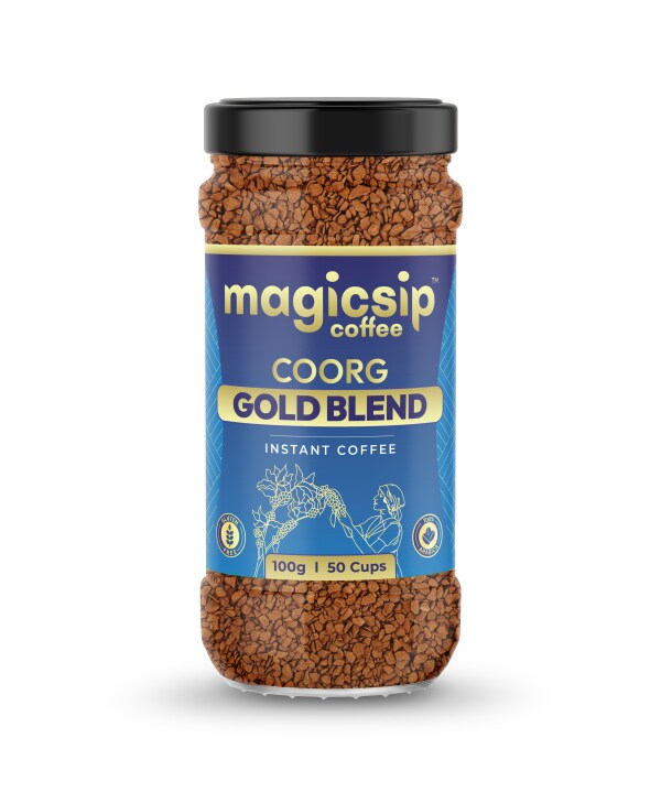 Magicsip Coffee Gold Blend Instant Coffee Freeze Dried 100