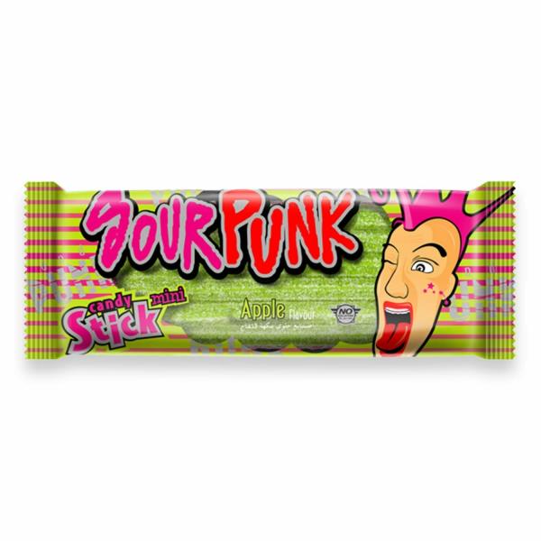Sour Punk Apple Flavor Candy Sticks 40g Each (Pack of 24) JioMart