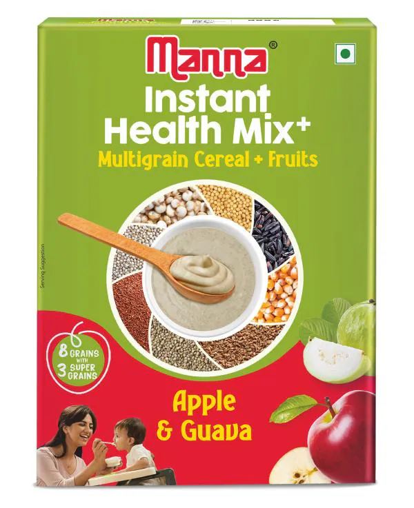 Manna Health Mix Instant 200g, Apple, Guava & Milk Baby Food Baby