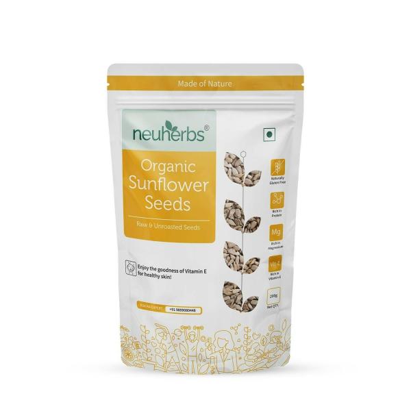 Neuherbs Organic Raw Unroasted Deshelled Sunflower Seeds 200 g JioMart