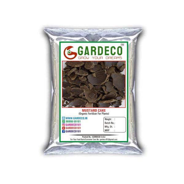 GARDECO Mustard Oil Cake Organic Fertilizer for Home Garden Potting