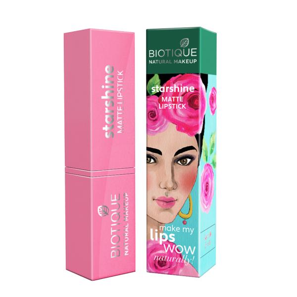 Biotique Starshine Matte Lipstick PASSIONATE PINK JioMart