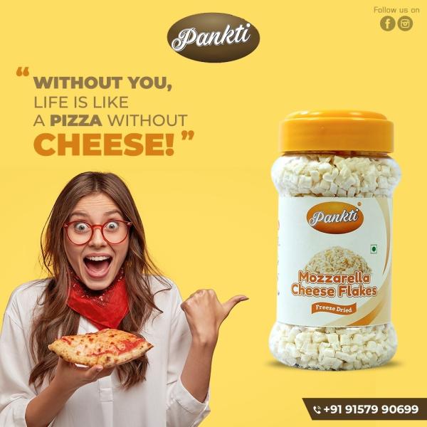 Pankti Mozzarella Cheese Flakes 100 g JioMart
