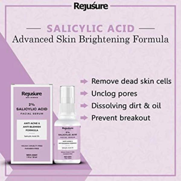 Rejusure 2 Salicylic Acid Acne Control Face Serum 30 ml JioMart