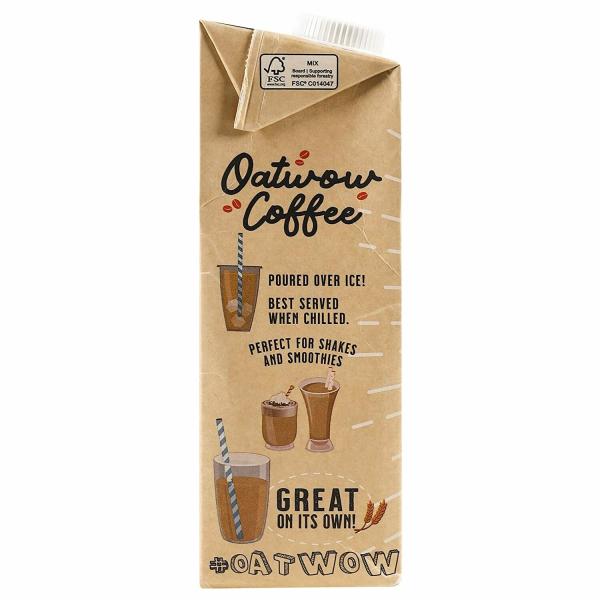Urban Platter OatWOW Coffee Oat Beverage, 1L [PlantBased / Vegan Milk