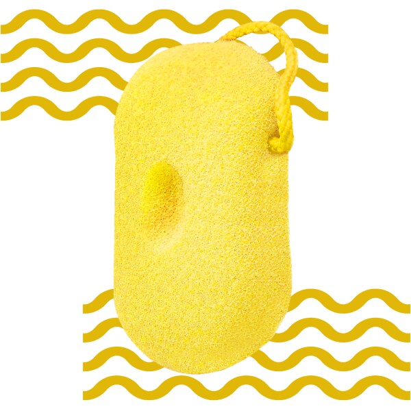 Yellow Bath Sponge JioMart