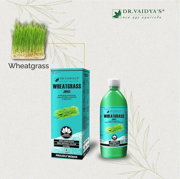 Dr. Vaidya's New Age Ayurveda Wheat Grass Juice 1 Liter JioMart