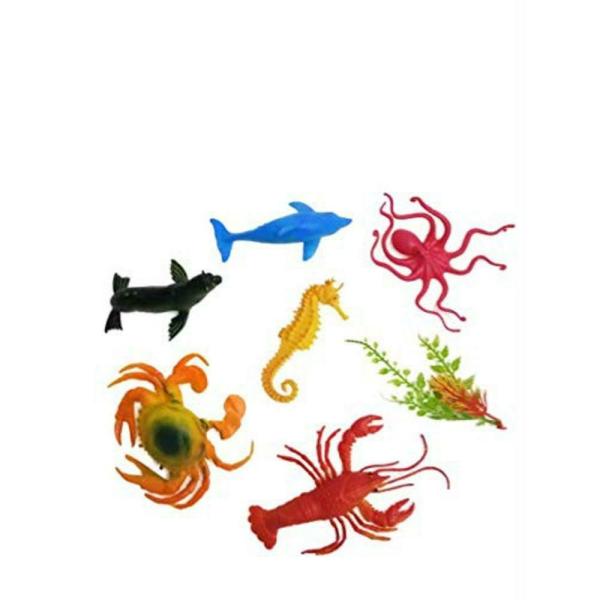 Taiyo Pluss Discovery Aquatic Sea Animal Toys For Aquarium Decoration And  For Kids Play (Pack Of 5) - JioMart