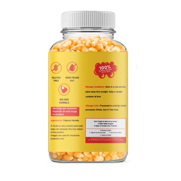 515PM Popcorn Kernel Seeds, Big Size Gourmet Pop Corn Kernels Imported from USA 400gm JioMart