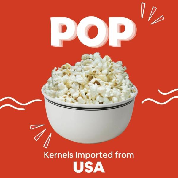 515PM Popcorn Kernel Seeds, Big Size Gourmet Pop Corn Kernels Imported