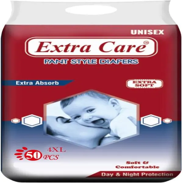 Extra Care Baby Pant Diaper 4XL size ( 50 piece ) JioMart