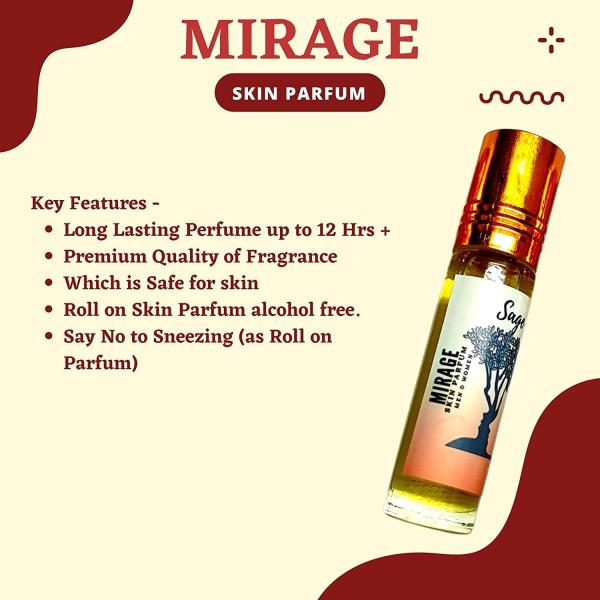 DigiPreneur Long Lasting and Alcohol Free Sage Skin Perfume Oriental