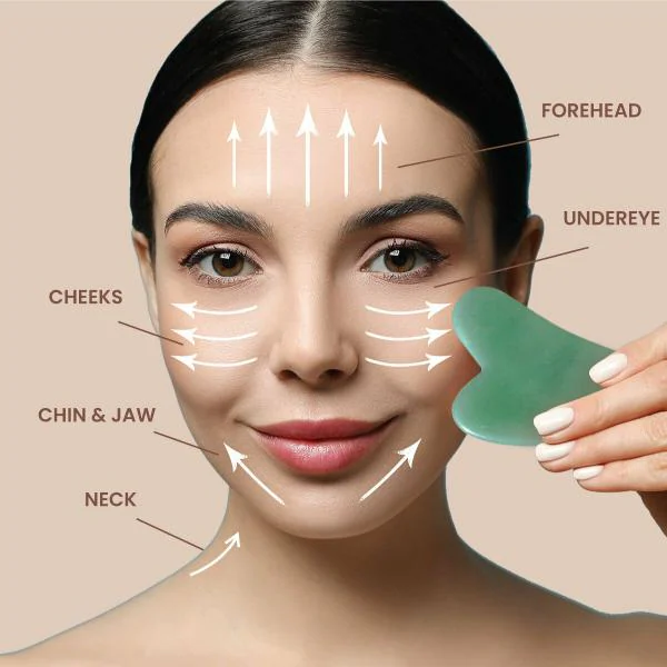 Clensta Face Yoga Pack for Women Jade Roller Face Massager