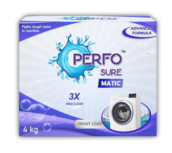PERFOsure Matic Front Load Detergent Washing Powder 4Kgs, proprietary