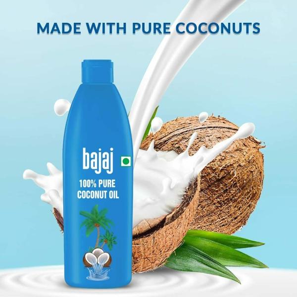 Bajaj 100 Pure Coconut Oil 600 ml JioMart